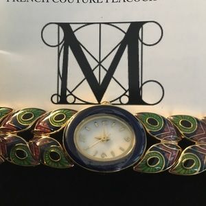 Peacock women’s watch from the Met Museum of Art